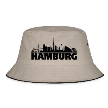 Hamburg 04 - Bucket Hat - khaki/black - Front