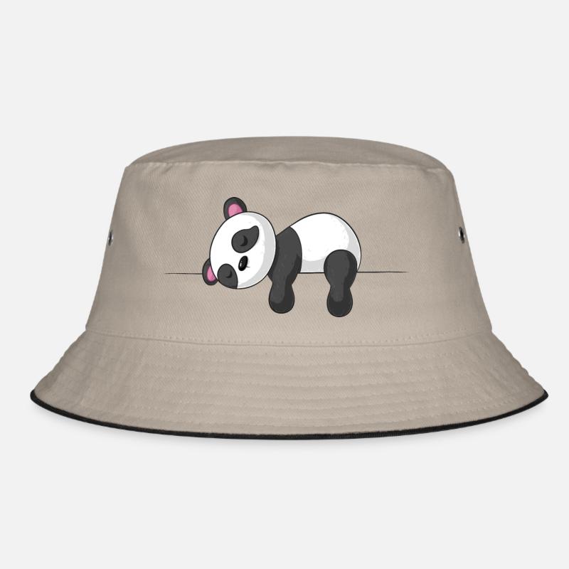 Panda de dessin animé endormi Bob