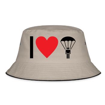 Parachute - Bucket Hat - khaki/black - Front