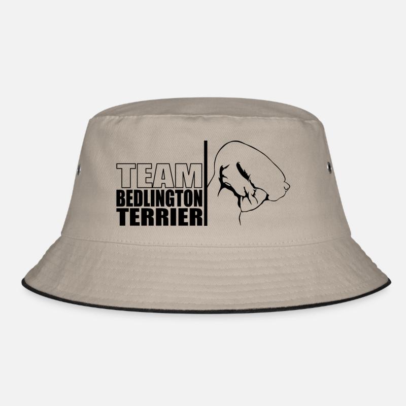 TEAM Bedlington Terrier Hunde Hund Wilsigns Bucket Hat