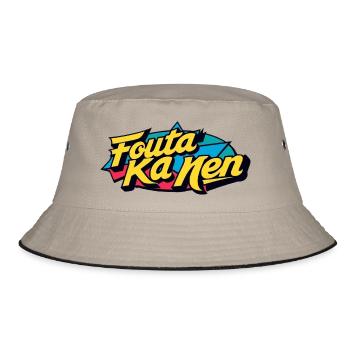 Fouta Kamen - Bob - kaki/noir - Devant
