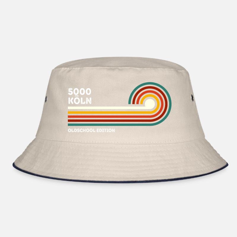 Cologne Retro Shirt Oldschool 5000 Zip Code Souvenir Bucket Hat