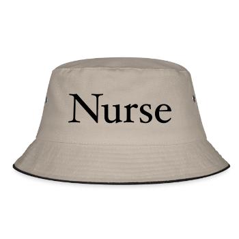 Best Nurse Ever - Infirmière - Nurse - Bucket Hat - khaki/black - Front