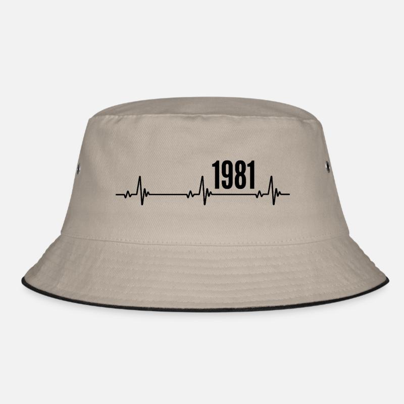 1981 Gift 1981 Retro 1981 Original 1981 Vintage Bucket Hat