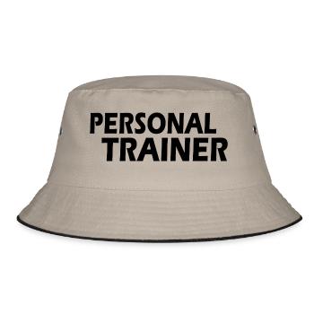 Personal trainer - Bucket Hat - khaki/black - Front