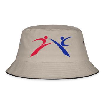 Taekwondo kickers - Bucket Hat - khaki/black - Front