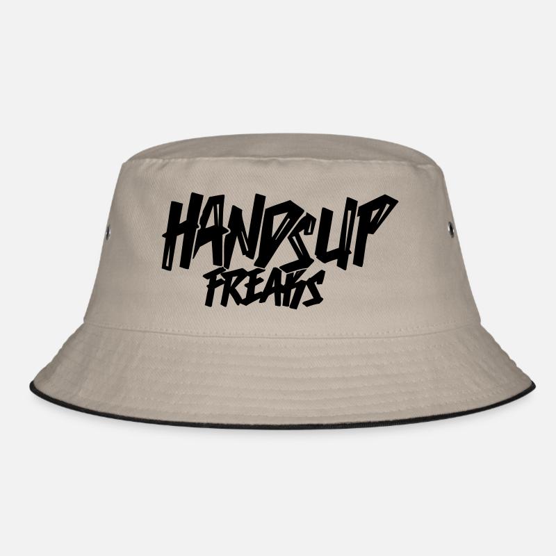 Hands Up Freaks - Bucket Hat - Khaki/Schwarz