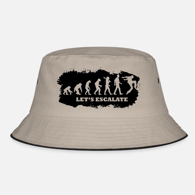 Escalation | EXCLUSIVE - Bucket Hat - Khaki/Schwarz