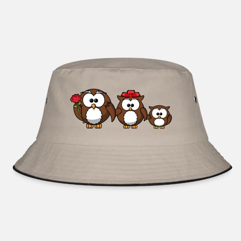 Eulenfamilie Bucket Hat