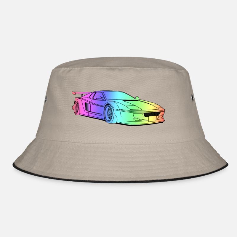 cool car colourful Bucket Hat