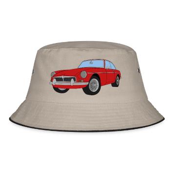 MGB-FARBE - Bucket Hat - Khaki/Schwarz - Vorne
