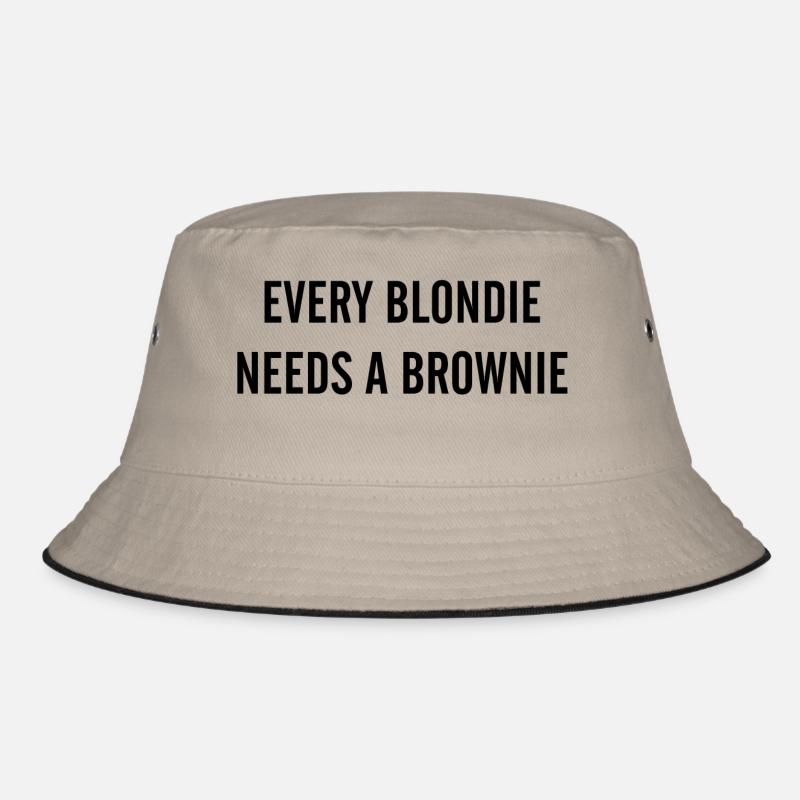 JL EVERY BLONDIE NEEDS A BROWNIE - Bob - kaki/noir