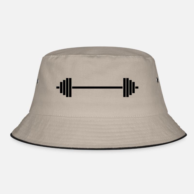 Langhantel - Bucket Hat - Khaki/Schwarz