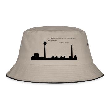 Düsseldorf - Bucket Hat - Khaki/Schwarz - Vorne