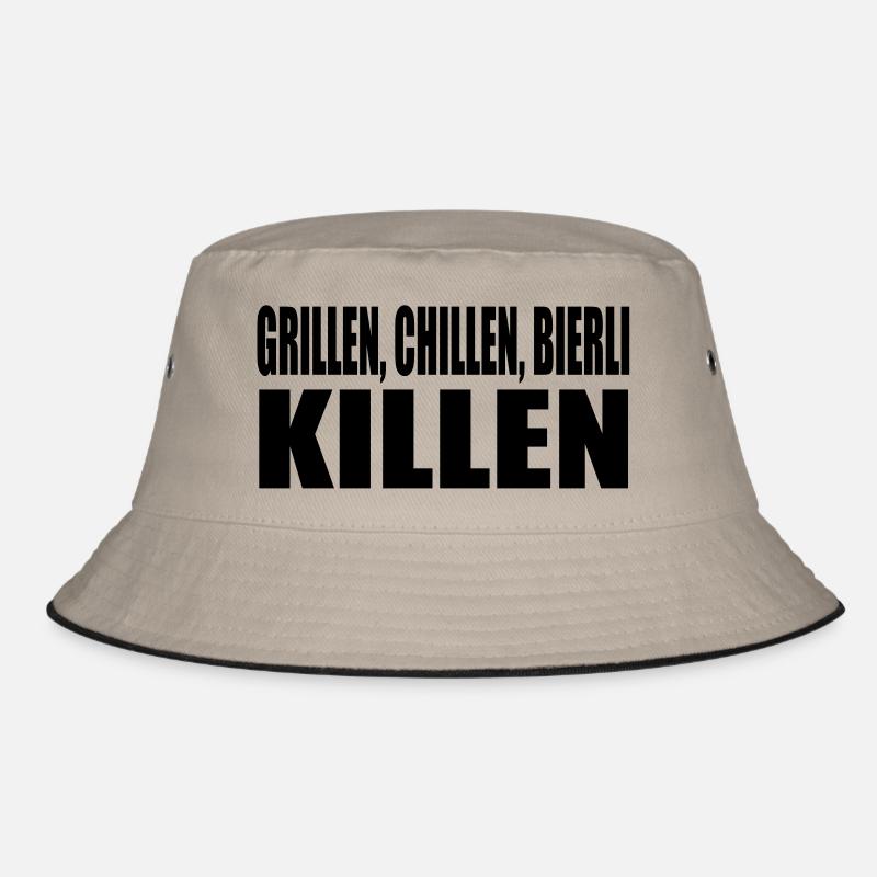 barbecue chill Bierli kill Bucket Hat