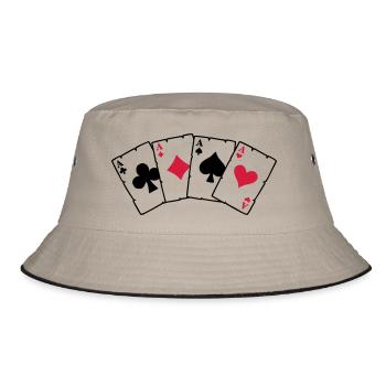 Cartes Poker - Cartes Poker - Bob - kaki/noir - Devant