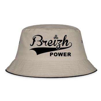 Breizh Macht V04 - Bucket Hat - Khaki/Schwarz - Vorne