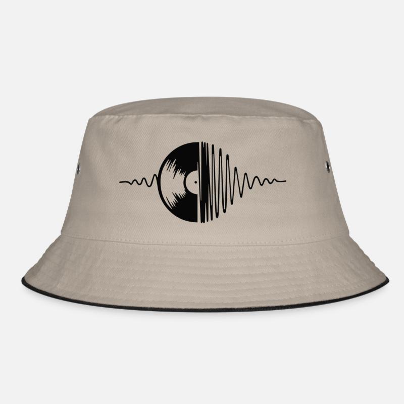 Schallplatten Design Bucket Hat