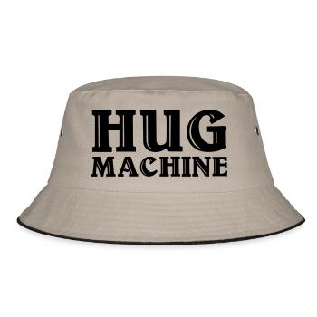 Hug Machine - Bucket Hat - khaki/black - Front