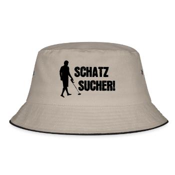 Treasure seeker - Bucket Hat - khaki/black - Front