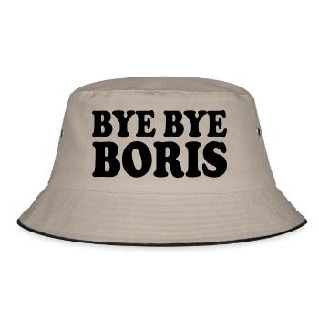 Bye bye boris - Bucket Hat - khaki/black - Front