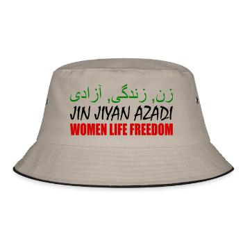 Women life freedom jin jiyan azadi - Bob - kaki/noir - Devant