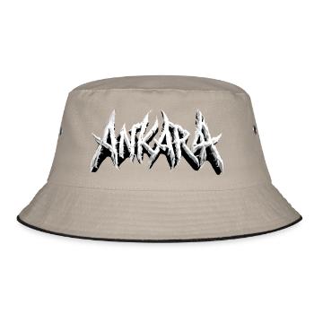 Ankara Turkey - Ankara Metal Music Headbanger - Bucket Hat - khaki/black - Front