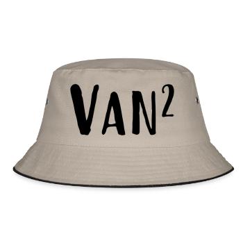 VAN² - Bucket Hat - Khaki/Schwarz - Vorne