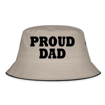 Proud dad - Bob - kaki/noir - Devant