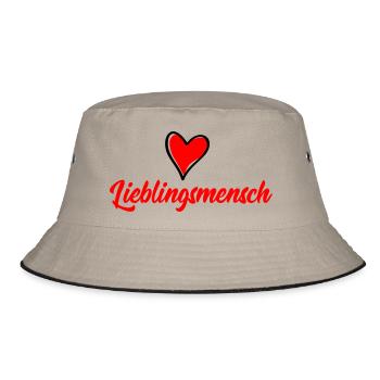 Favorite person - Bucket Hat - khaki/black - Front