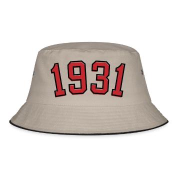 Sport year of birth 1931 - Bucket Hat - khaki/black - Front