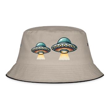 ufo 2 - Bucket Hat - khaki/black - Front