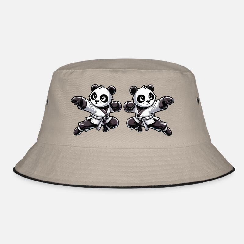Panda Karate Comic 2 Bucket Hat