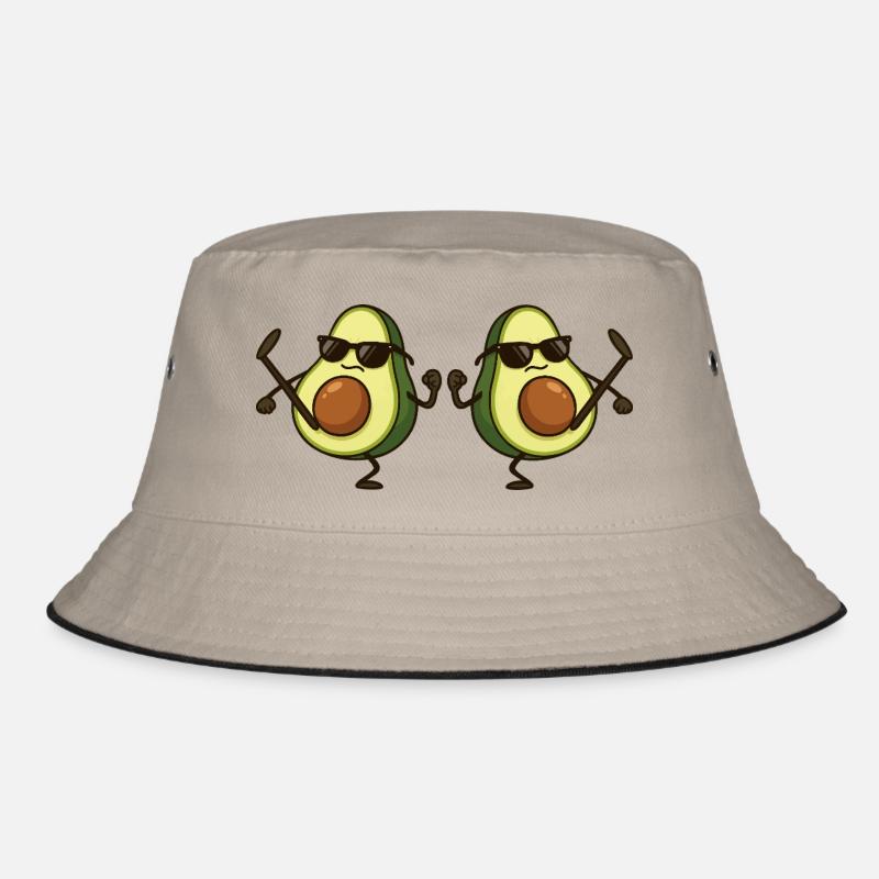 avocado karate 2 Bucket Hat