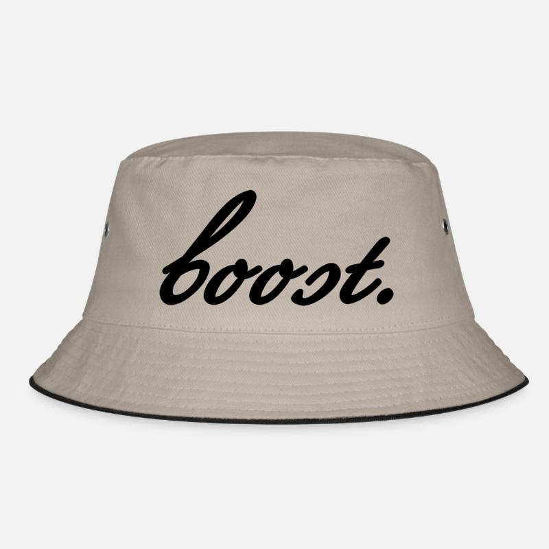 boost - Bucket Hat - Khaki/Schwarz