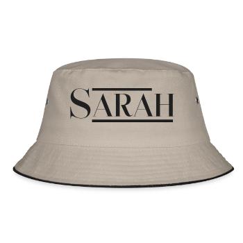 Sarah - Bucket Hat - khaki/black - Front