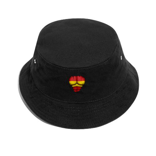 España Flag Ripped Muscles six pack chest t-shirt - Bucket Hat