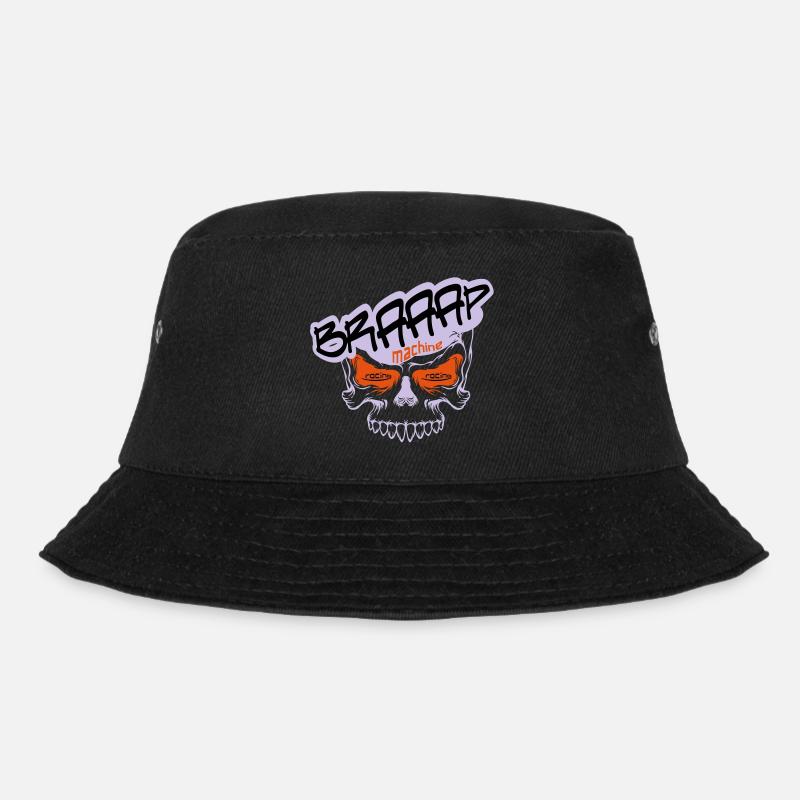 Braaap Machine - Bucket Hat - Schwarz