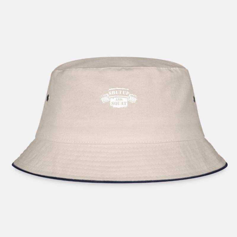 Shut Up and Squat Bodybuilding Bucket Hat