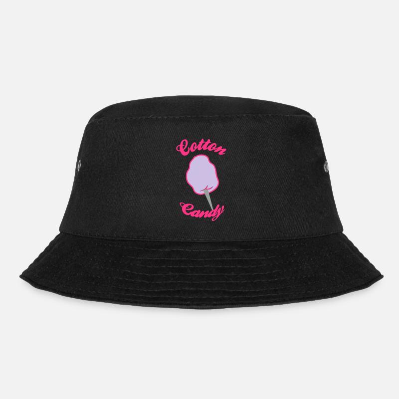 cotton candy - Bucket Hat - black