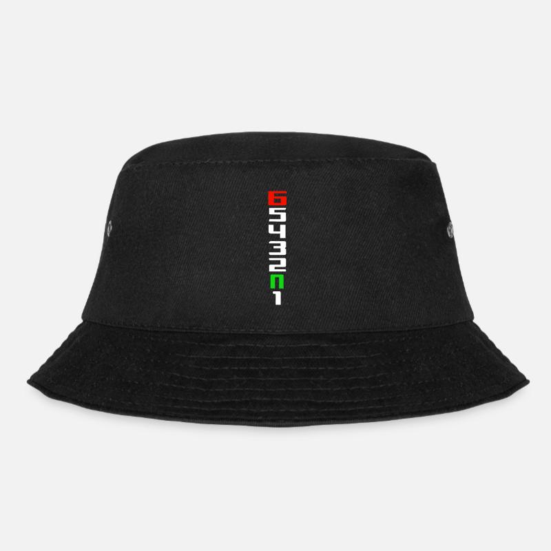 Motorrad ONE UP SIX DOWN - Bucket Hat - Schwarz