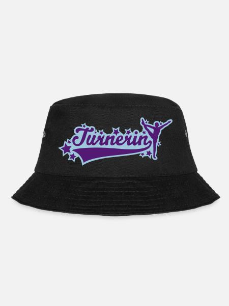 Turnerin Schriftzug 01 - Bucket Hat - Schwarz