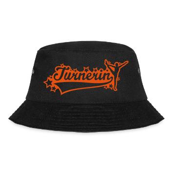Turnerin Schriftzug 02 - Bucket Hat - Schwarz - Vorne - Lela (165cm)