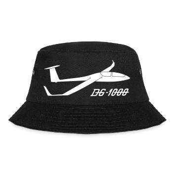 DG1000 Glider Gliding Pilot Glider - Bucket Hat - black - Front - Lela (165cm)