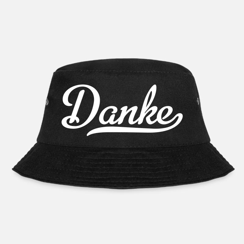 Danke - Bucket Hat - Schwarz