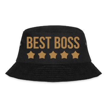 Bester Boss - Bucket Hat - Schwarz - Vorne - Lela (165cm)