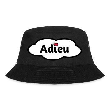 Adieu - Bucket Hat - Schwarz - Vorne - Lela (165cm)