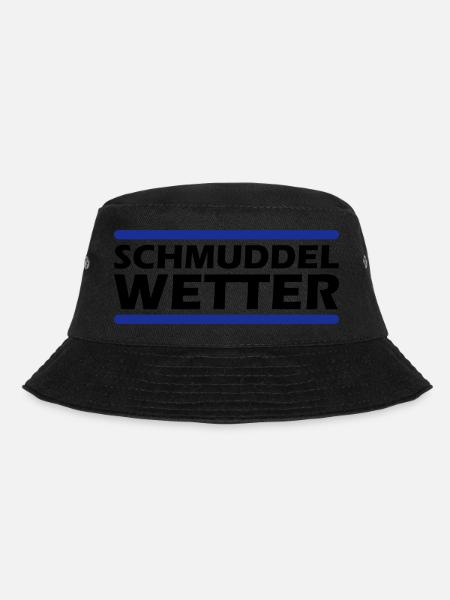 Schmuddel Wetter - Bucket Hat - Schwarz