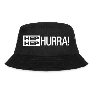 HEP HEP HURRA! - Geschenk - Bucket Hat - Schwarz - Vorne - Lela (165cm)