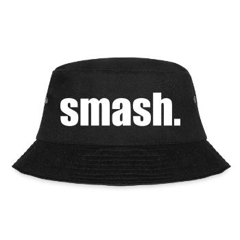 smash punkt w - Bucket Hat - Schwarz - Vorne - Lela (165cm)